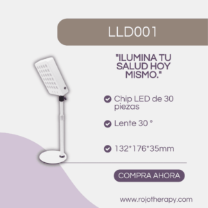 Dispositivo de Terapia de Luz Roja LLD001 – Salud y Belleza en un Solo Equipo